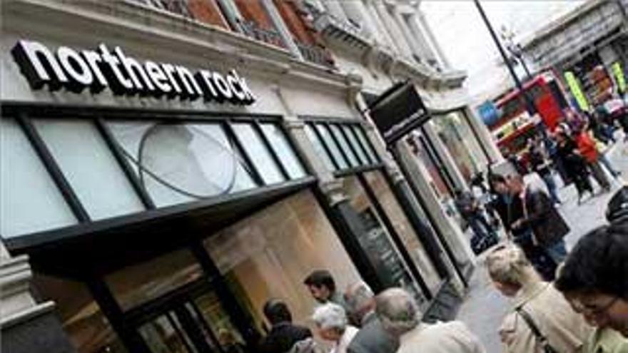 Las acciones del Northern Rock suben un 8% tras la intervención del Gobierno