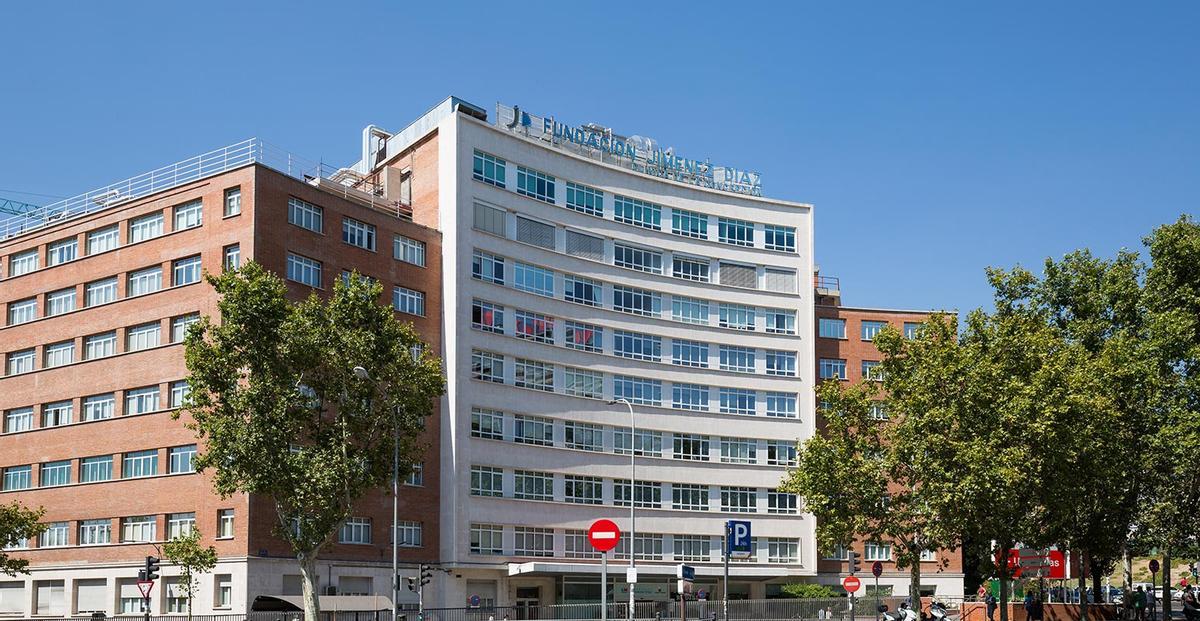 Fachada de la Fundación Jiménez Díaz (Madrid).