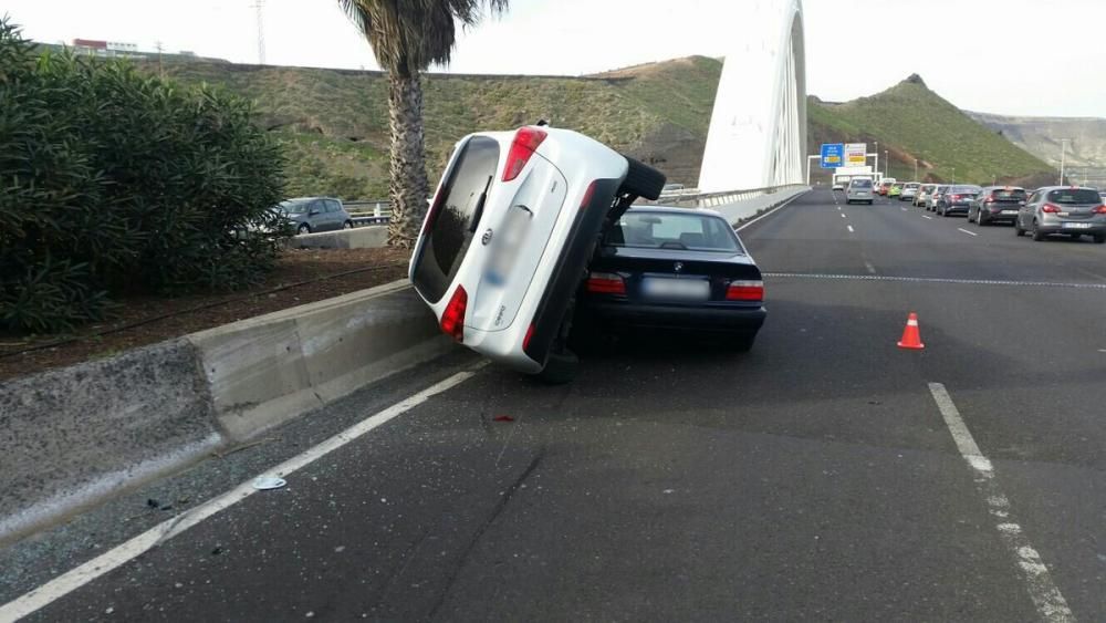 Accidente en el puente de Las Arenas