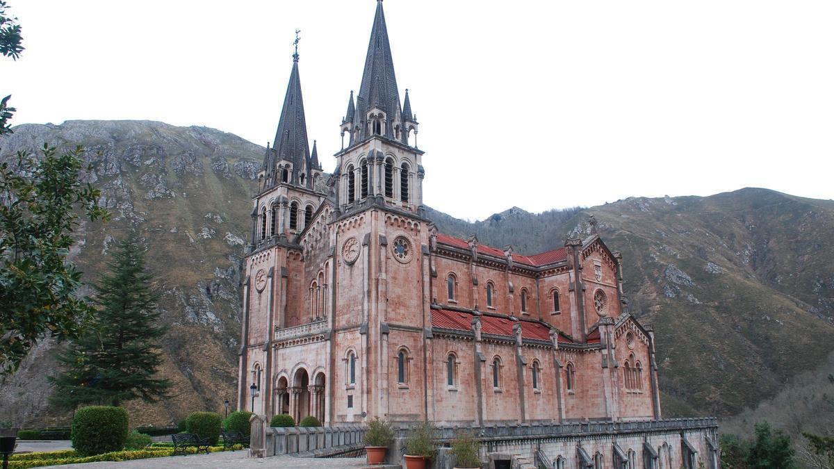 La basílica de Covadonga.