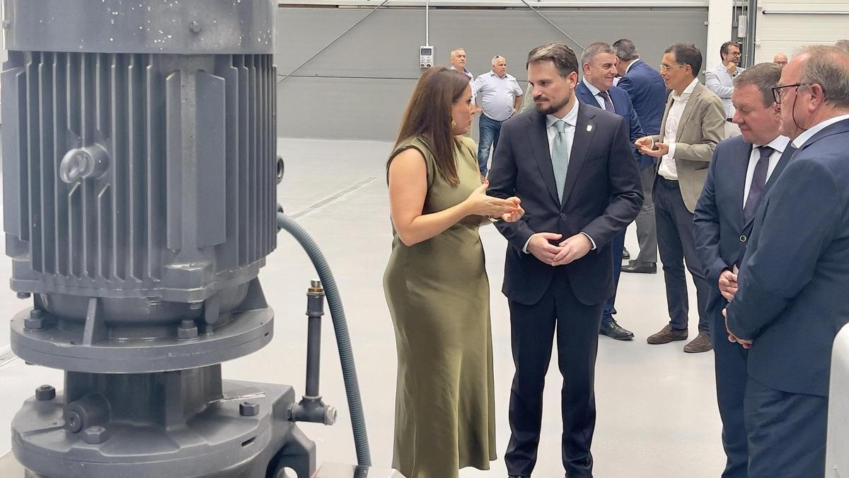 Inauguración de la nueva almazara en Pueblonuevo del Guadiana.