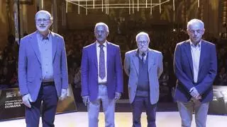 El premio "Princesa" que se gestó en un pub de Cambridge:  Klenerman, Balasubramanian y Mayer explican ante 800 personas en La Vega cómo lograron un método de secuenciación de ADN "un millón de veces más rápido" que el originario
