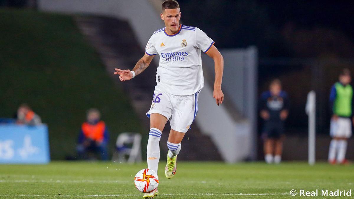 Rafa Marín con el Castilla