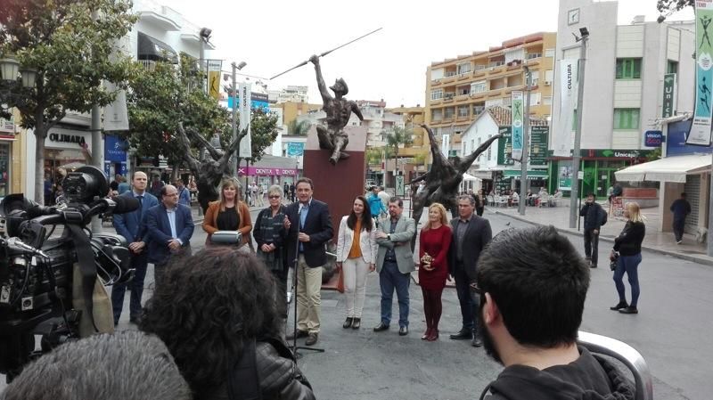 Los Quijotes de Aurelio Teno en Torremolinos