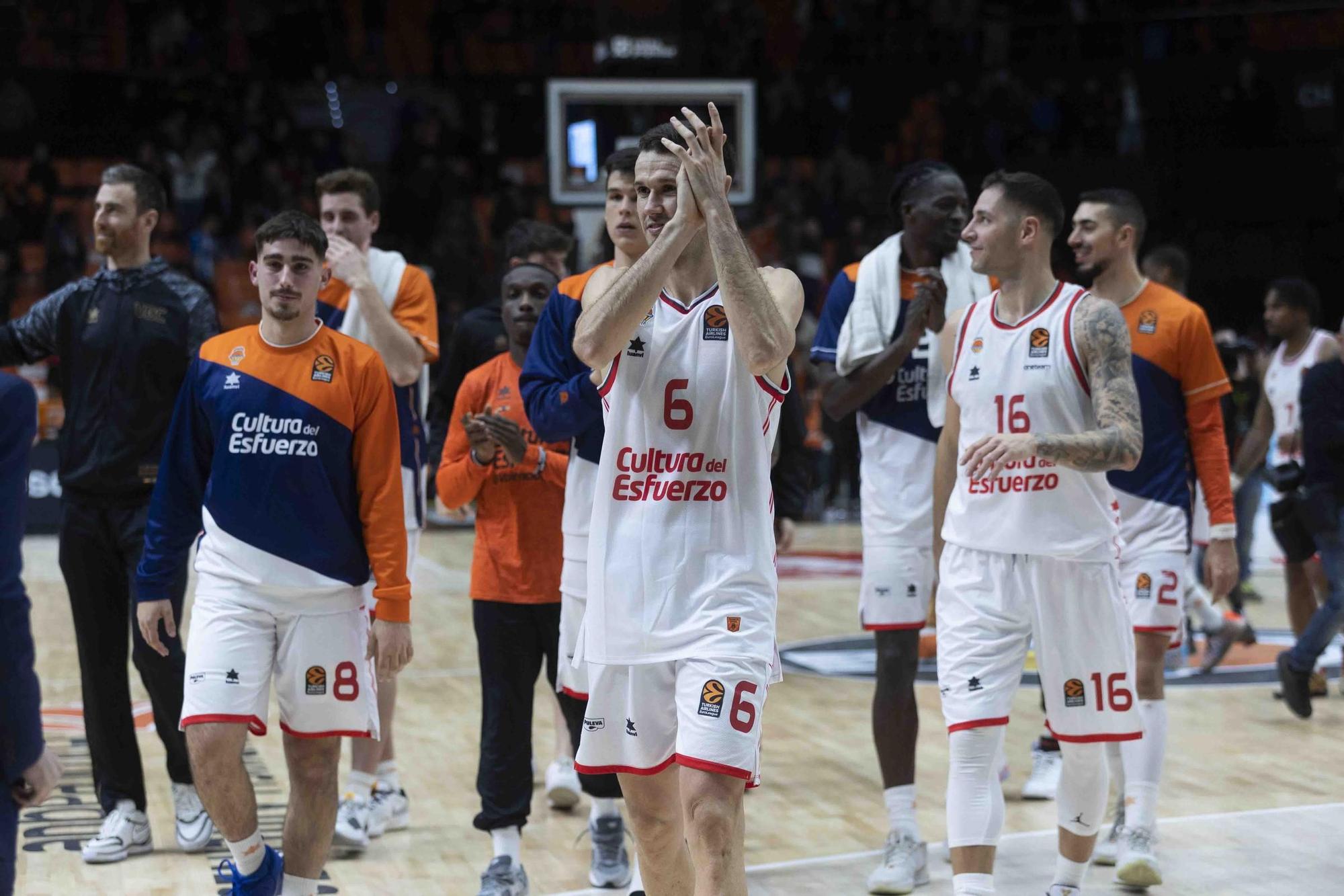 Partido Euroliga Valencia Basket- Virtus Bolonia