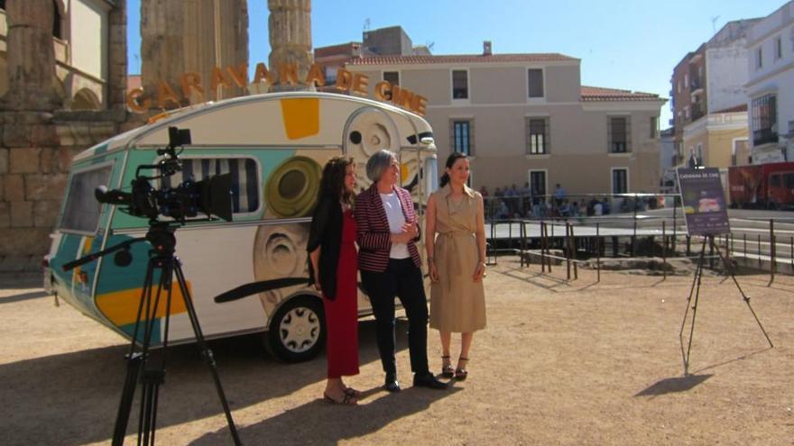 La &#039;caravana de cine&#039; recorre Extremadura descubriendo localizaciones