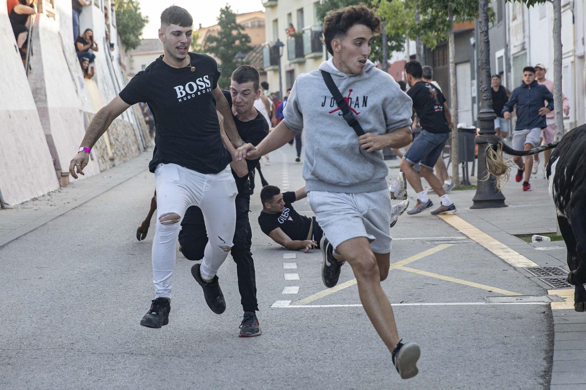 Vidreres celebra un «encierro» sense incidents i amb molta participació