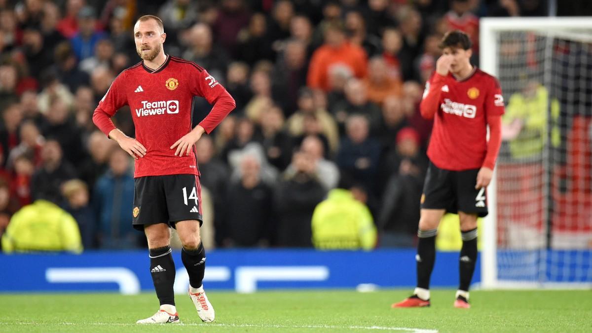 Eriksen y Lindelof, jugadores del Manchester United