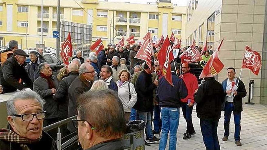 Protesta de los trabajadores de Endesa