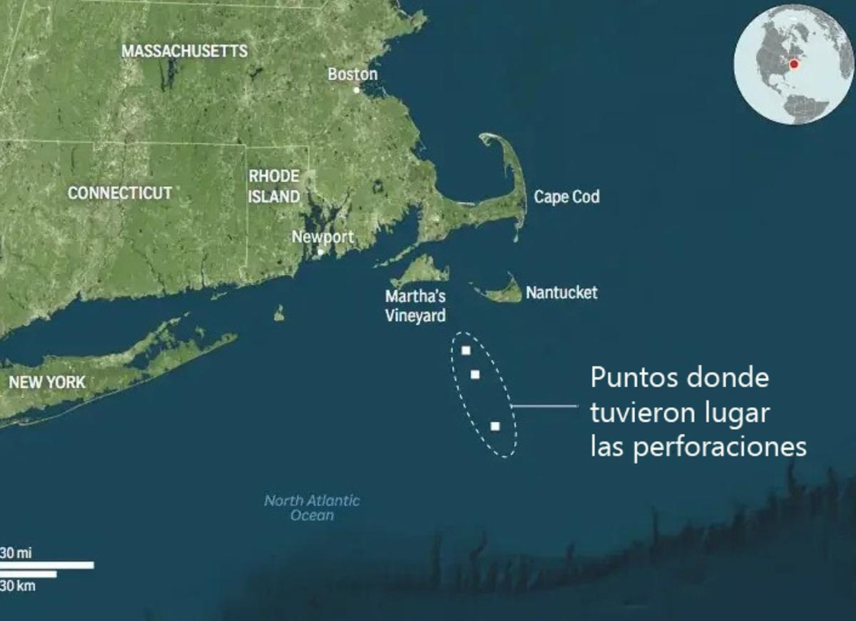 Ubicación de las exploraciones realizadas