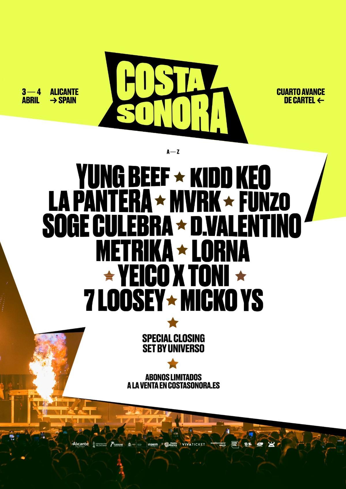 Cartel de Costa Sonora 2026