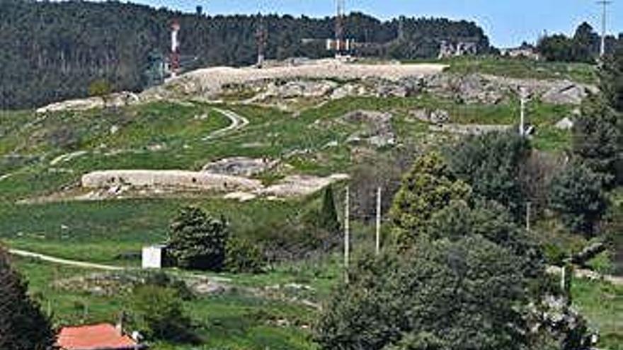 Vista del Castro de Elviña.