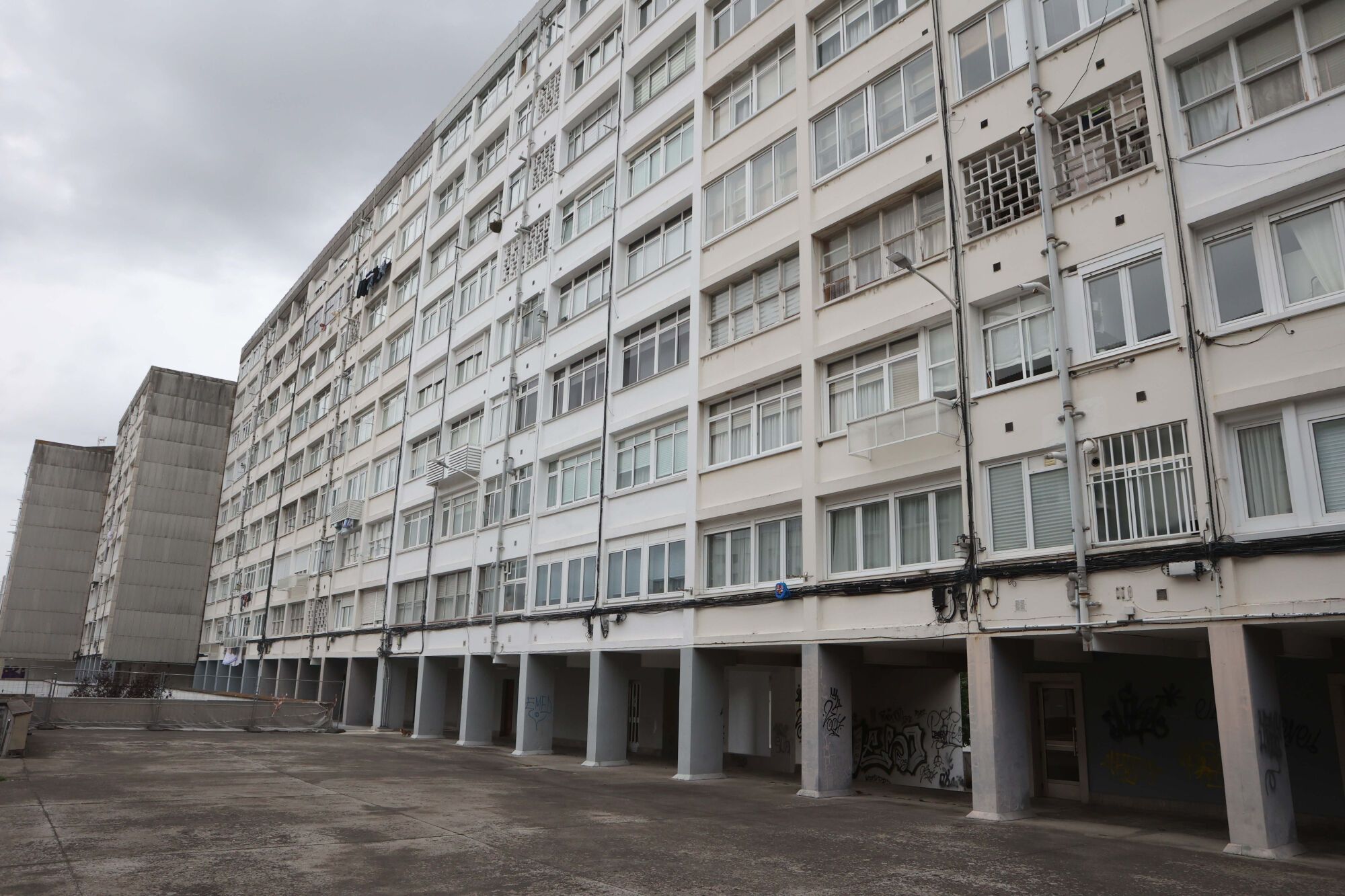 Edificio del Barrio de las flores que recibió una subvención para rehabilitación energética.