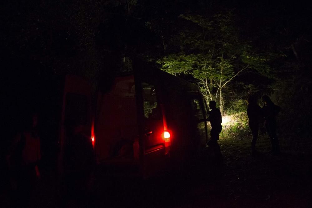 Recorrido fluvial nocturno en el Occidente surcando las aguas del río Navia y el Polea