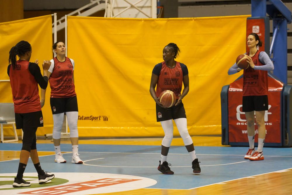 «Media Day» de l'Spar Citylift Girona abans de la Copa de la Reina