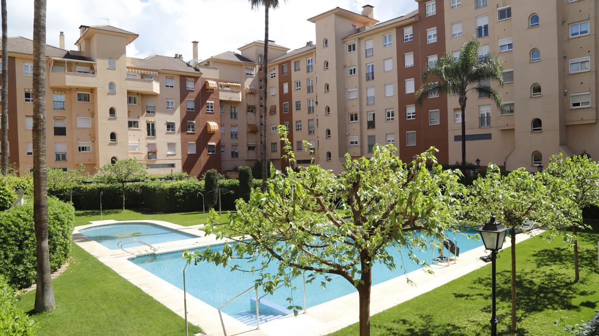 Zonas comunes de bloques de viviendas en Córdoba