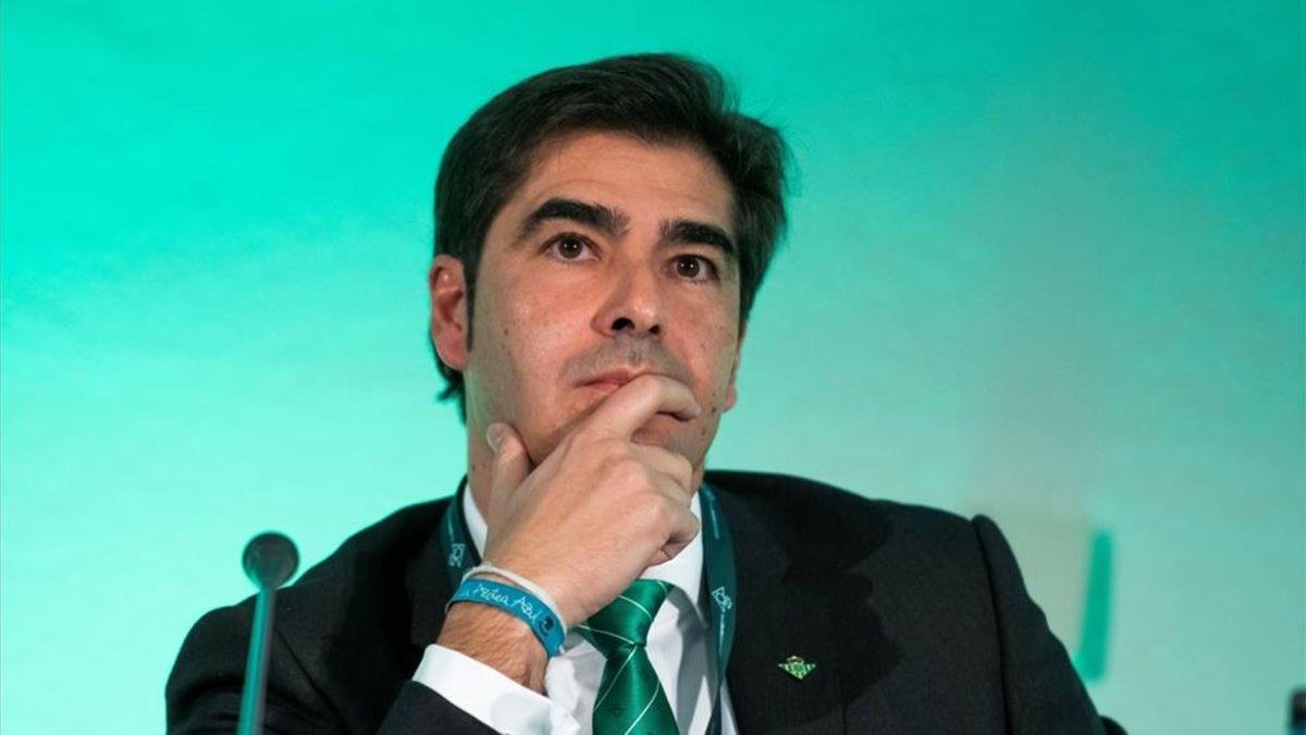 El presidente del Real Betis ha reconocido que es una posibilidad a largo plazo