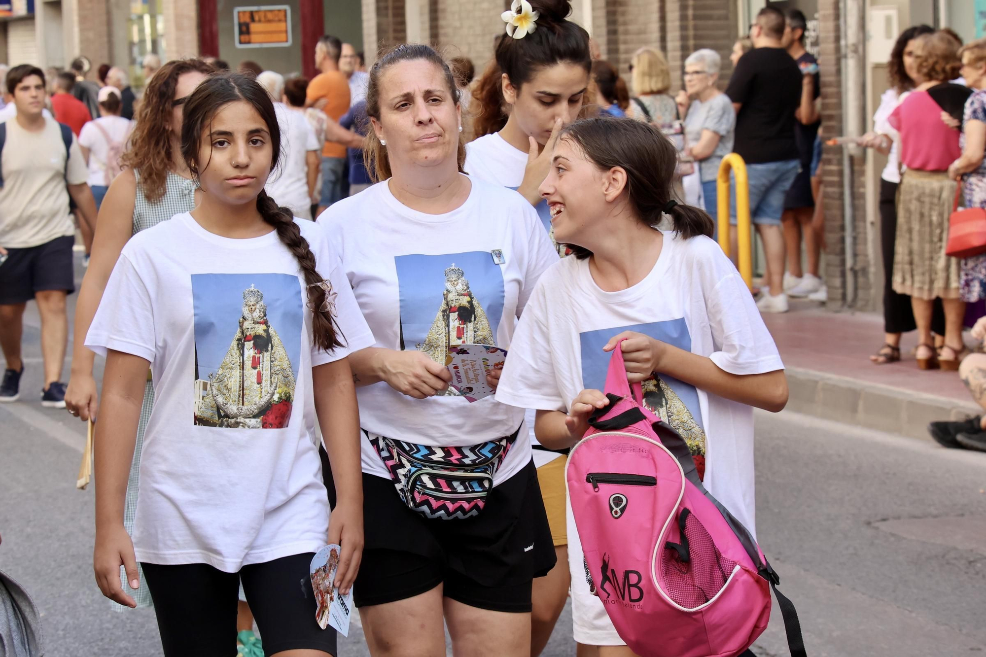 La llegada de la Virgen de la Fuensanta a Murcia para la Feria, en imágenes.