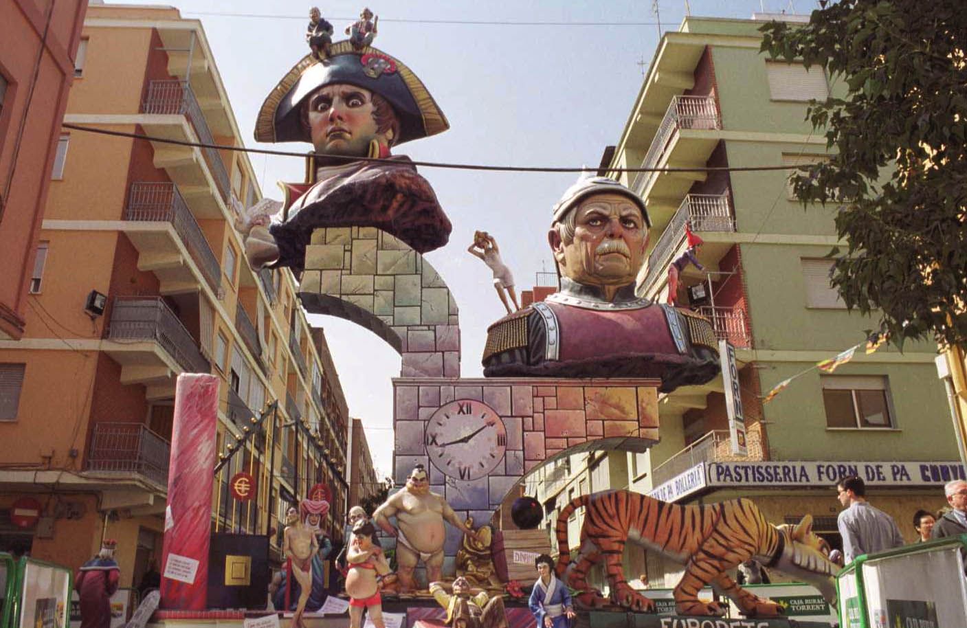 Las Fallas de Torrent en los 90 y los 2000