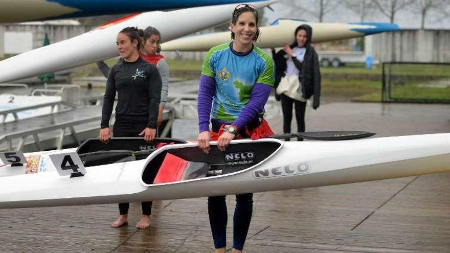 Teresa Portela, después de una competición. // FDV