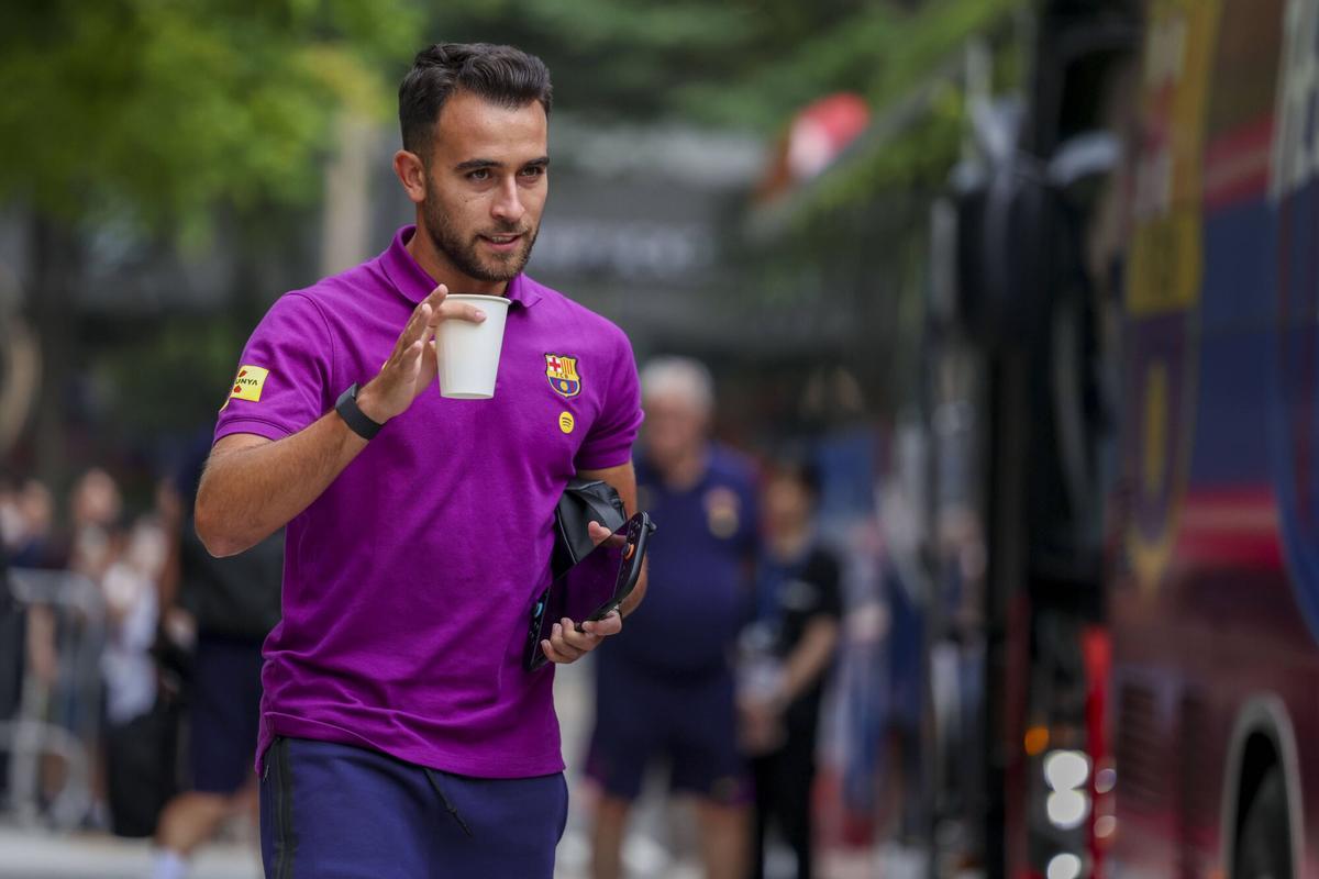 Eric Garcia durante la última pretemporada.