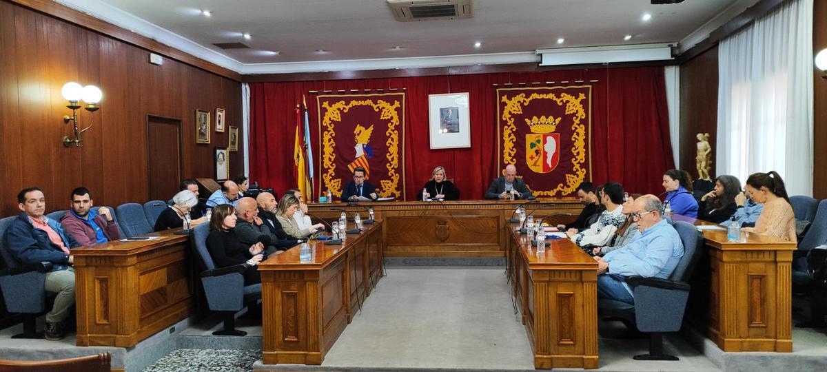 Otra foto del pleno extraordinario de este martes.