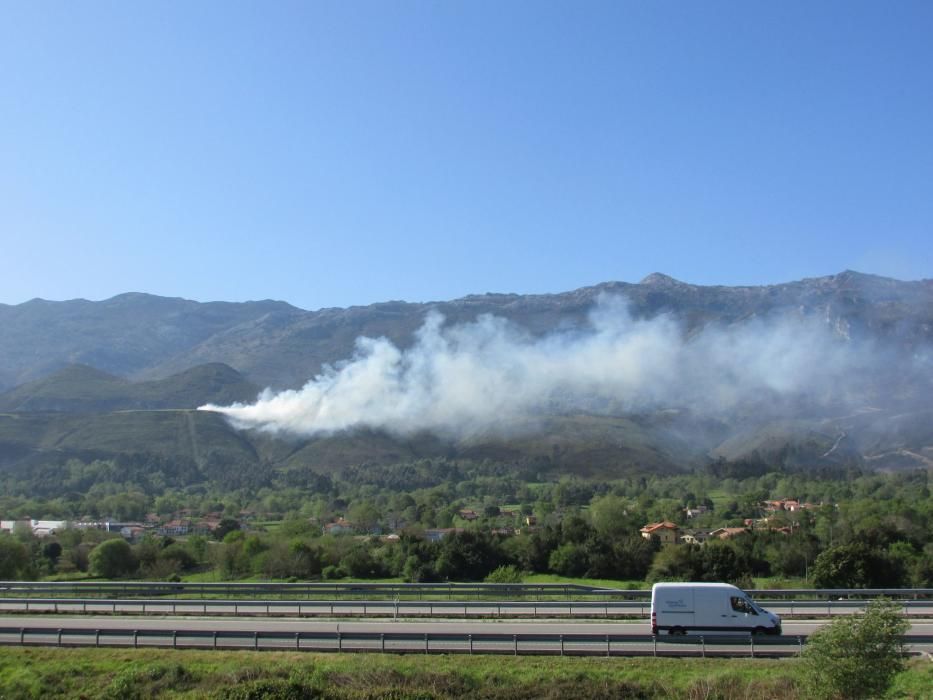 Incendios zona de Llanes.