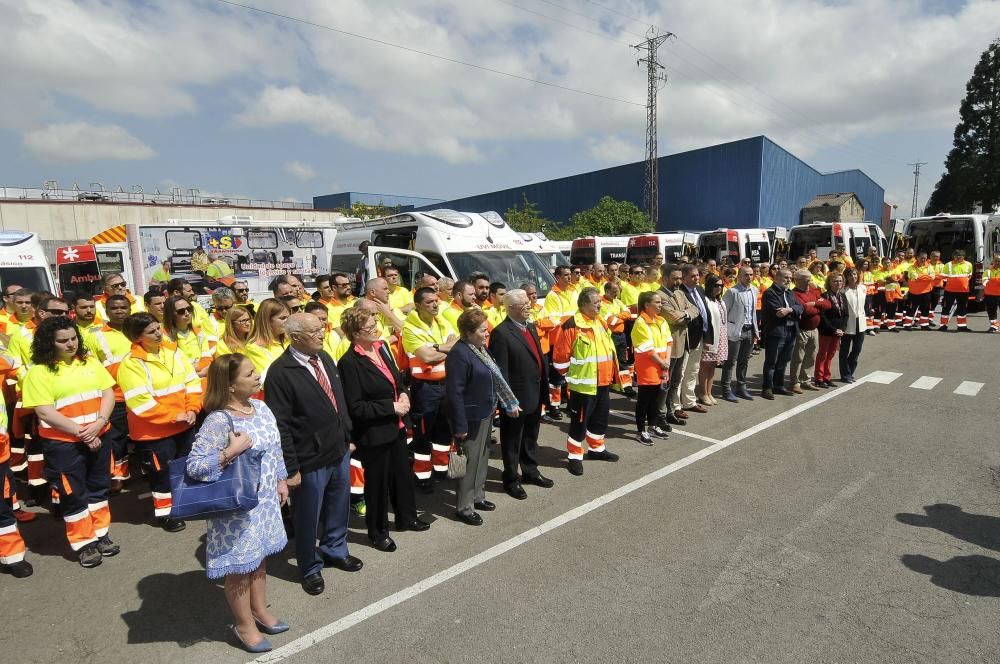 Asturias estrena nueva flota de ambulancias