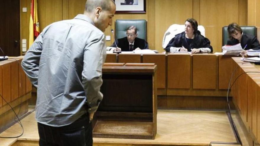 Pablo Lapiedra, ayer ante el juez en la Audiencia Nacional de Madrid.