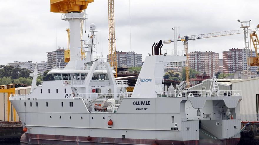 Nueva Pescanova cierra la compra del arrastrero «Olupale»: será equipado y testado antes de trasladarse a Namibia