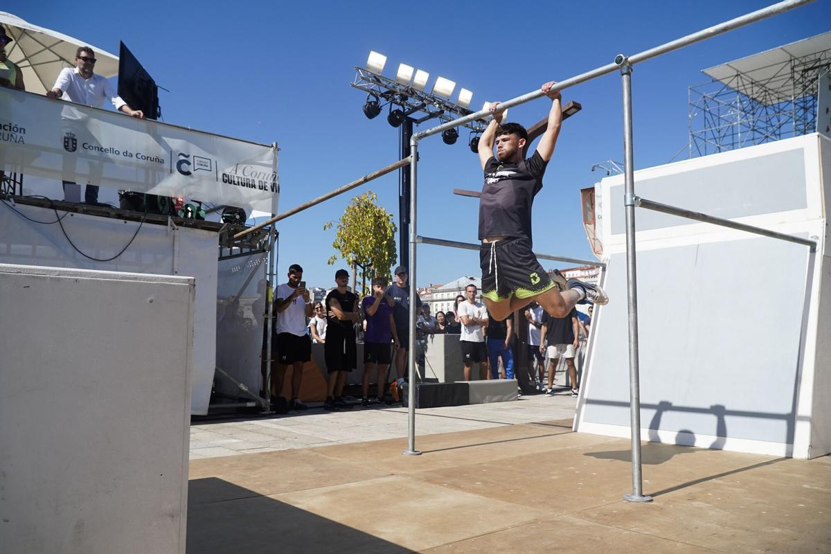 Finales de Freestyle de parkour de GRAVITEO A Coruña Xacobeo