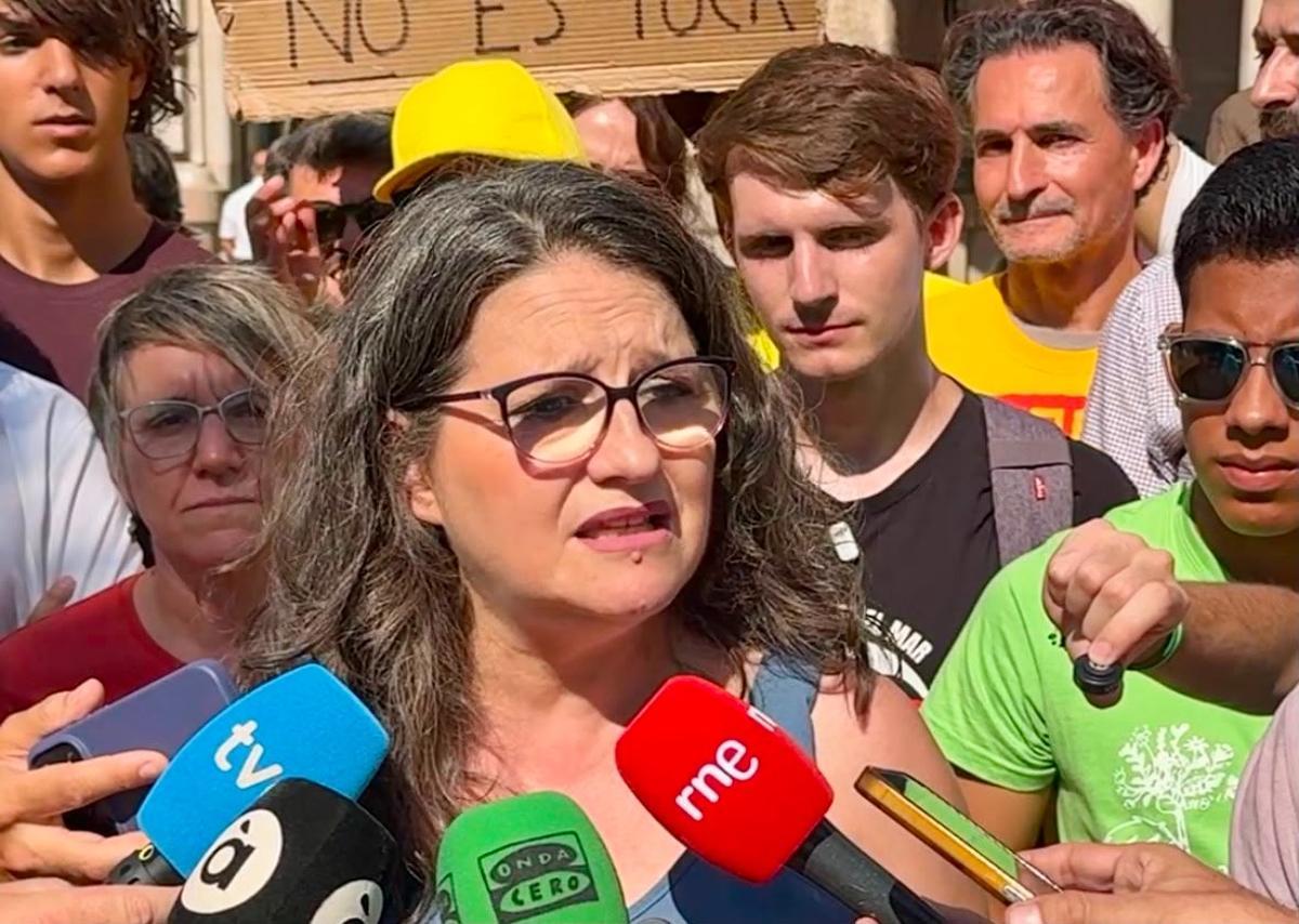 La candidata de Compromís per València a la Alcaldía, Mónica Oltra