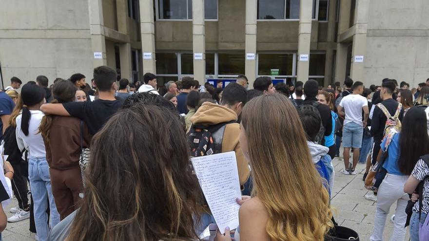 La convocatoria de julio dejó atrás a más alumnos que en el año 2021. | | ANDRÉS CRUZ