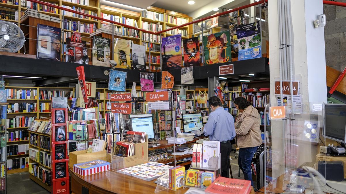 La librería Canaima, una de las más antiguas de Canarias.