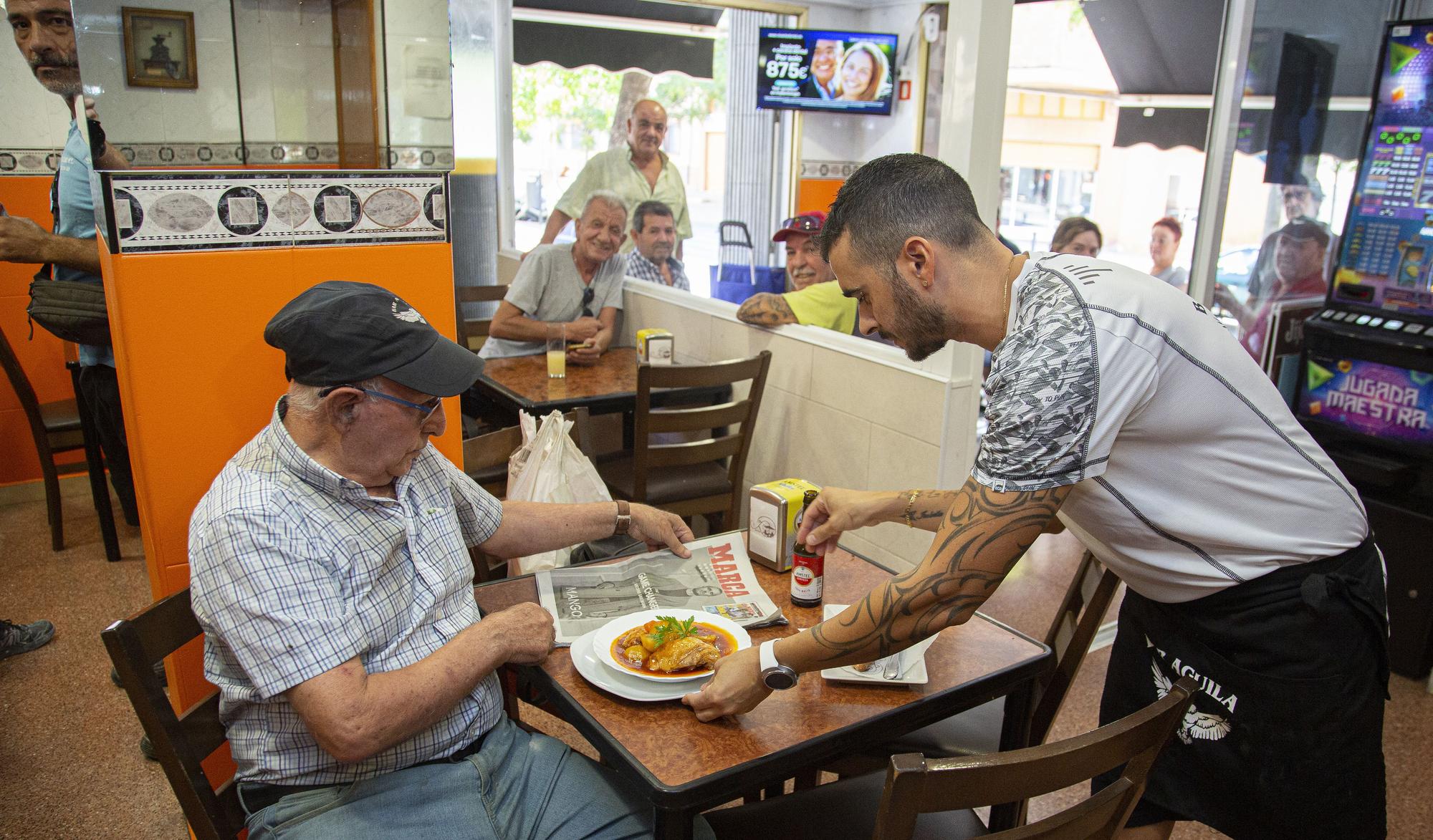 Menú de plato único a 4 euros en Alicante