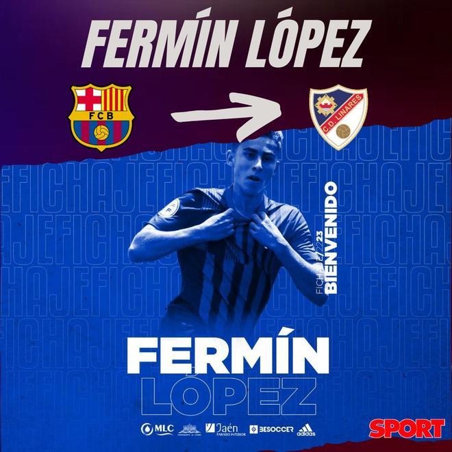 19.08.2022: Fermín - El Barça y el Linares llegan a un acuerdo para la cesión del jugador andaluz hasta junio de 2023