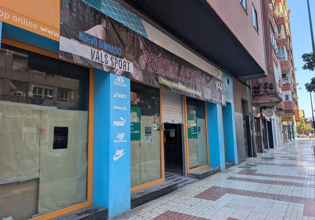El local de Héroes de Sotoa en el que el Vals Sport abrirá un nuevo gimnasio para el área de Huelin en Málaga.