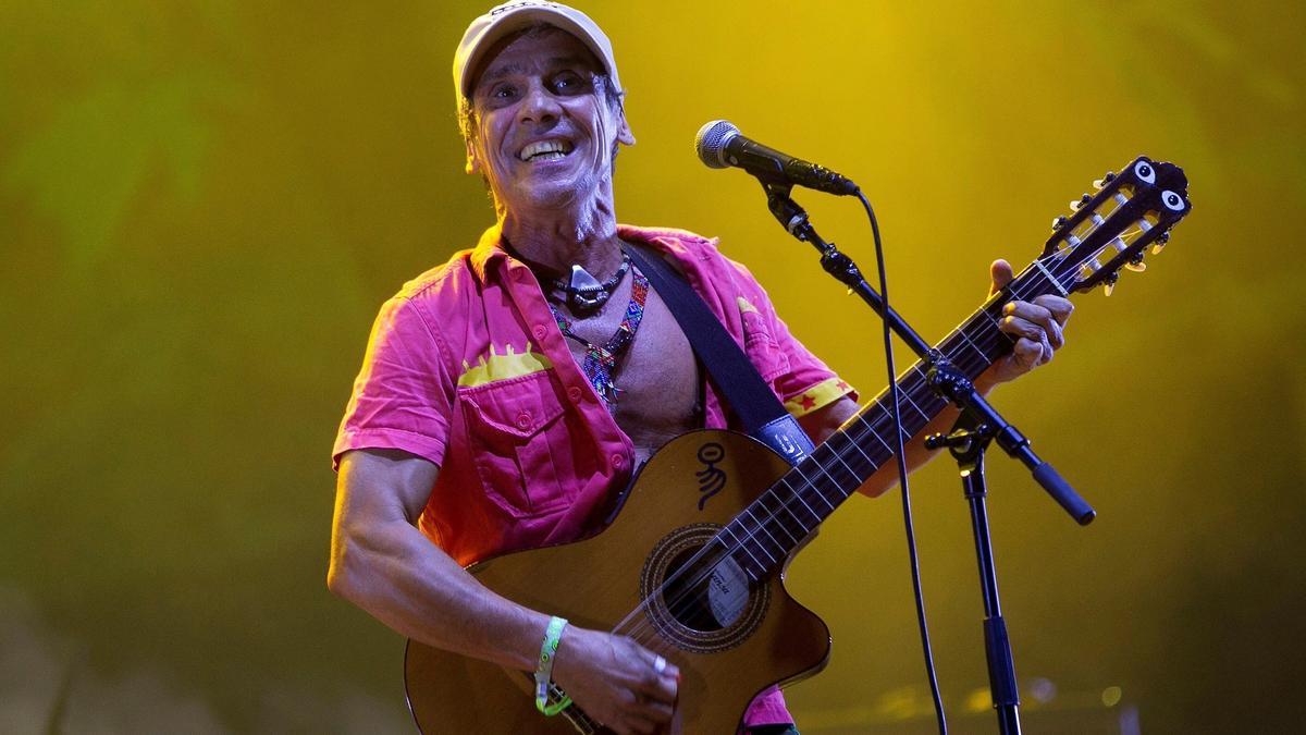 El cantante Manu Chao