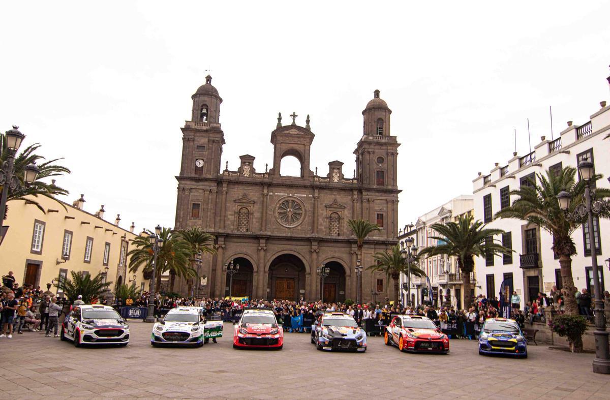 Santa Ana, salida Rally Islas Canarias
