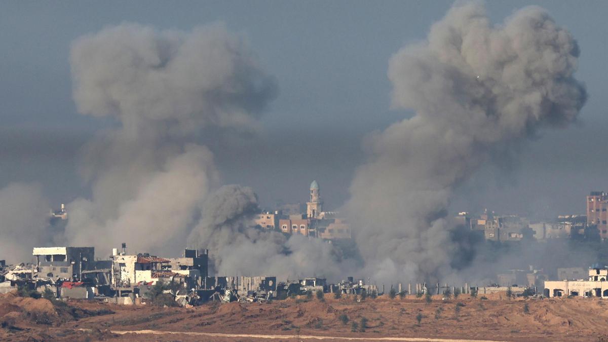 Explosiones en la ciudad de Sderot.