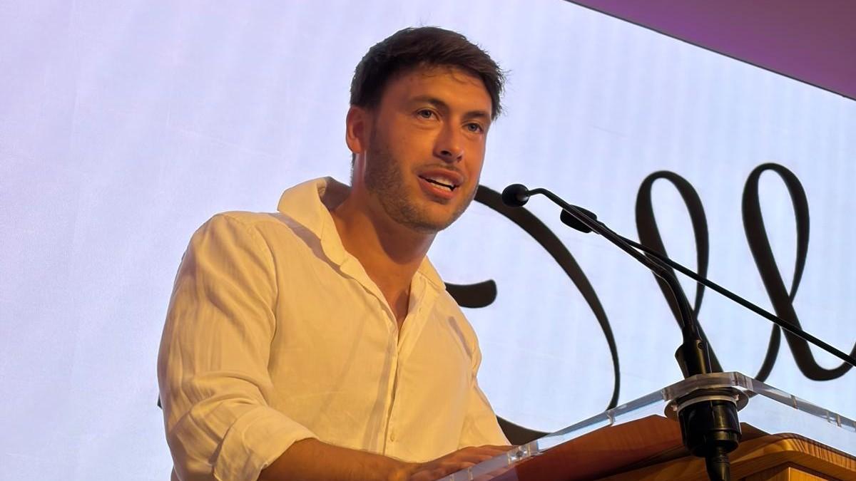 El chef y 'Estrella Michelin' Jorge Lengua durante su intervención, este sábado.