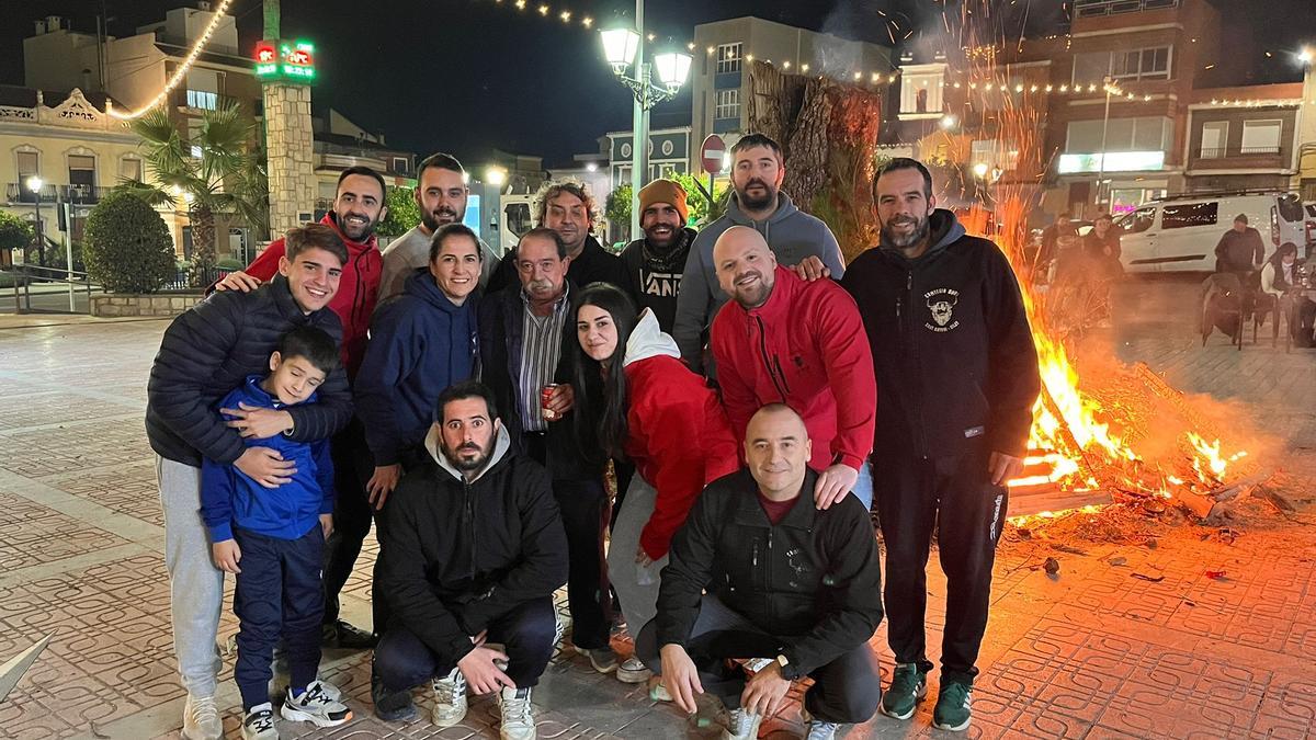 Un instante de la fiesta, esta tarde.