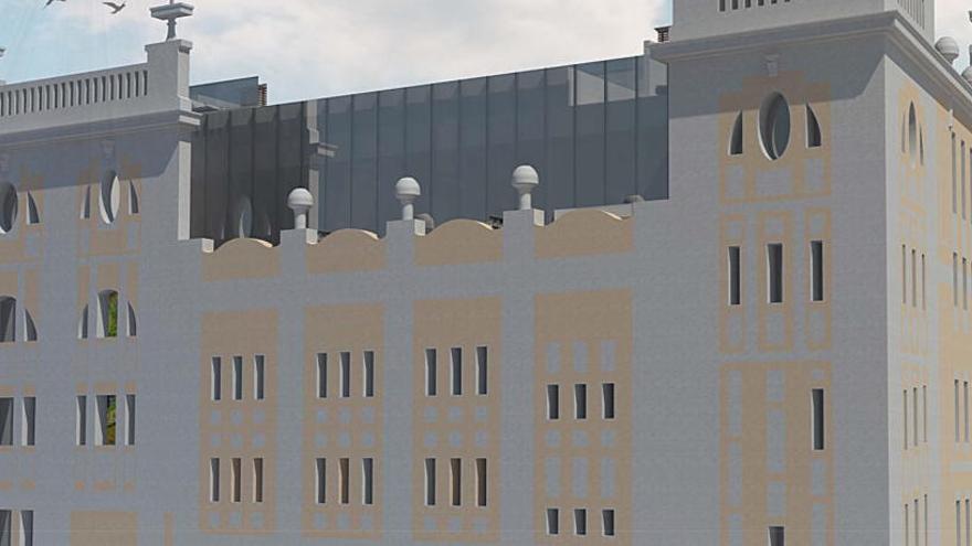 Imágenes virtuales de cómo quedará el hotel en el edificio que acogió el cine Ideal.