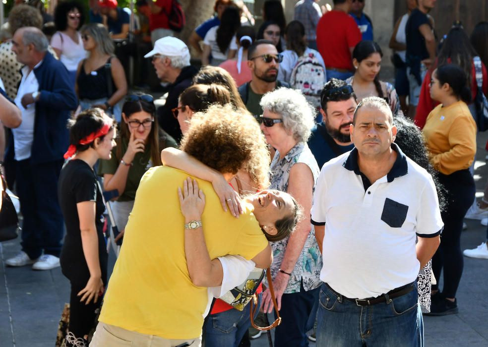 10/10/2019 AGÜIMES. Día Mundial Salud Mental en la plaza del Rosario de Agüimes. Fotógrafa: YAIZA SOCORRO.  | 10/10/2019 | Fotógrafo: Yaiza Socorro