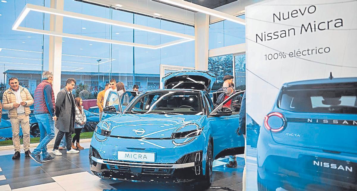 Presentación del Nissan Micra, el pasado mes de octubre, en el concesionario Rofervigo.