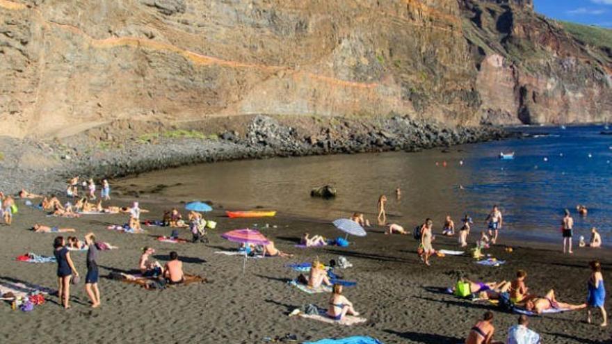 Playa de Vueltas, en el municipio gomero de Valle Gran Rey.