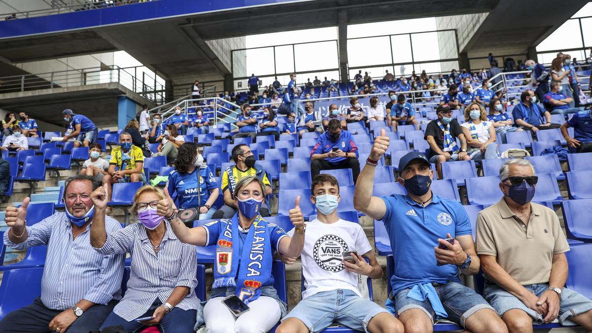 El partido del Real Oviedo, en imágenes