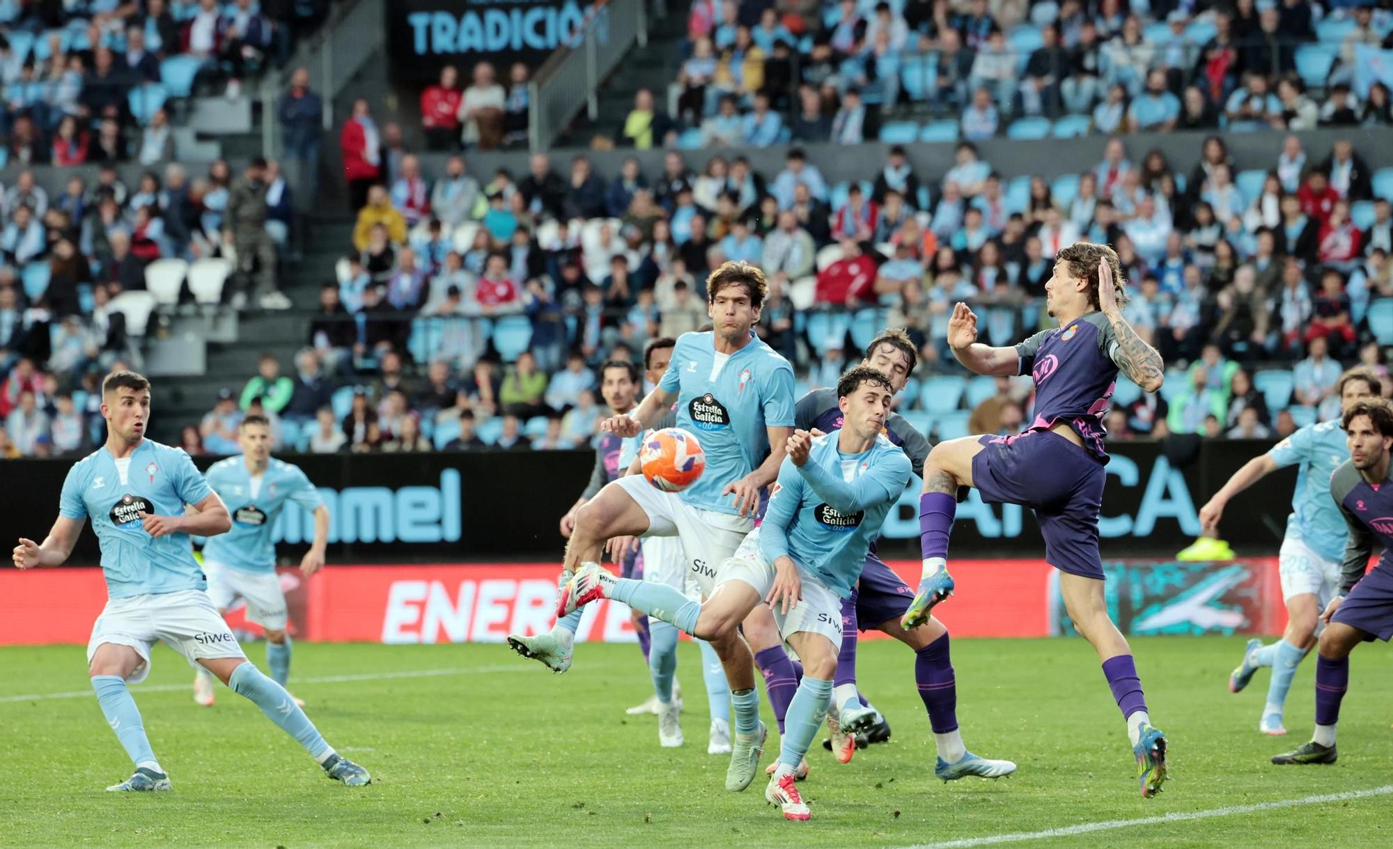 Las mejores imágenes del Celta - Espanyol