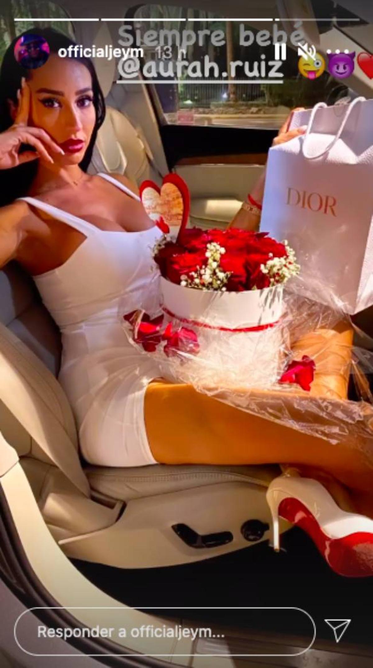Jesé Rodríguez comparte una foto de Aurah Ruíz
