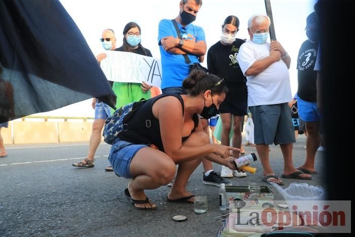 Protesta contra el estado del Mar Menor